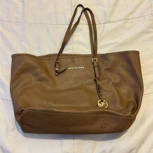 Michael Kors Tan Leather Tote
